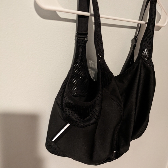 Glamorise Black No-Sweat Mesh Wirefree Sports Bra Size 40H - Picture 4 of 13